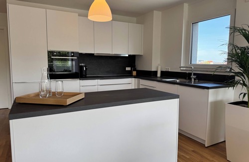 Heilbronn Apartment | Modern apartment with large roof terrace directly on the Neckar