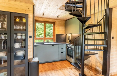 Sapois Cottage | Modern chalet with fireplace and pets welcome near Gérardmer