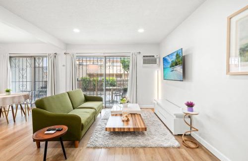 Monterey Park Apartment | Modern Cozy Retreat Stylish Stay with Patio & Parking