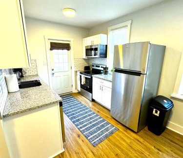 Wilmington Apartment | Modern Cozy walk up with King Bed