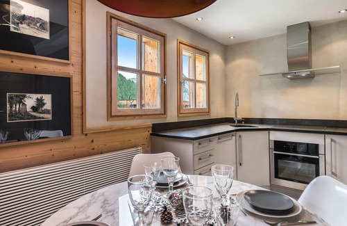 Val-d'Isere Apartment | Modern Duplex Apartment Near Slopes with Balcony and Parking