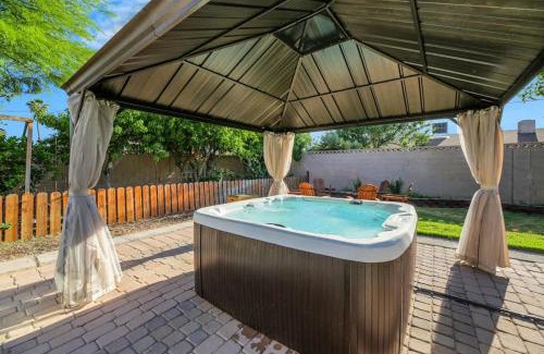 Las Vegas House | Modern Farmhouse Villa with Theater Room and Hot Tub