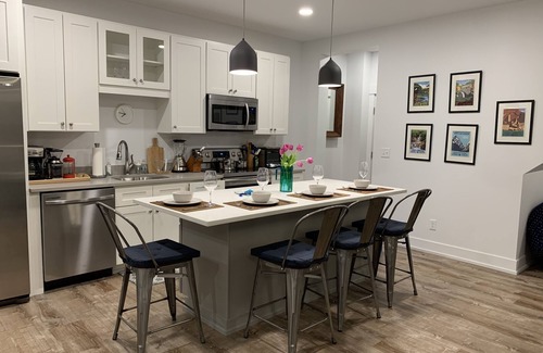 Port Sheldon House | Modern Guest Suites in Beautiful Wooded Setting, Steps to Lake MI Sleeps 6
