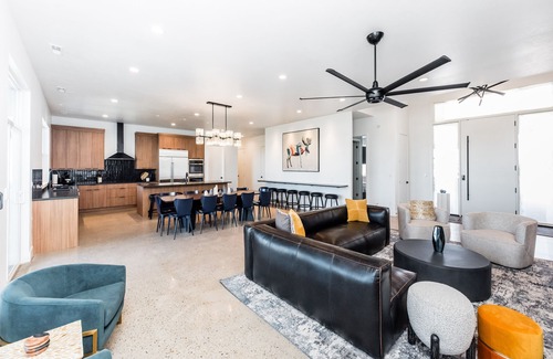 Garden City House | Modern Home w/Indoor Pool/Slide, Indoor Sports Court, 1.5 Acres, Sleeps 40