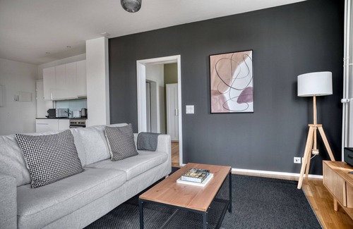 Horgen District Apartment | Modern Horgen 2.5 Room w/Storage & W/D, 3 min to Market, by Blueground