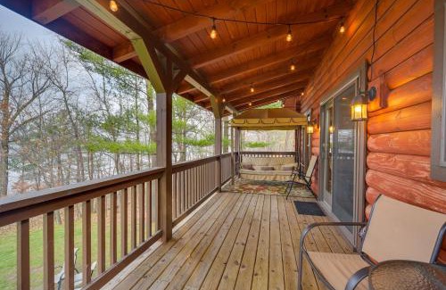 Pine City House | Modern Log Cabin with Rec Room, Steps to Lake!