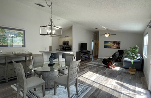 Lynnhaven House | Modern Luxury Retreat in The Villages w/Vinyl Plank Floors, Golf Cart, & MORE