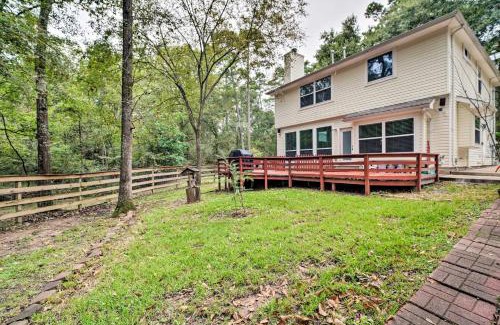 Montgomery House | Modern Montgomery Home with Backyard, Deck, and Grill