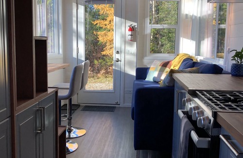Crescent Valley Cabin | Modern Private Tiny Home in the Forest