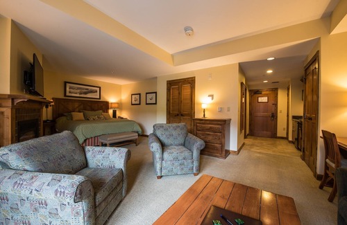 Crested Butte Cabin | Modern Studio Condo | Fireplace and Balcony