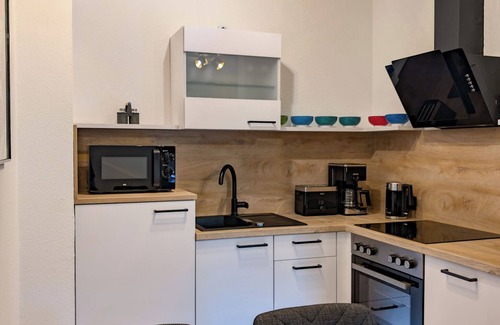 Joessnitz Apartment | Modern vacation apartment in a quiet, idyllic location. 2+2 persons possible.