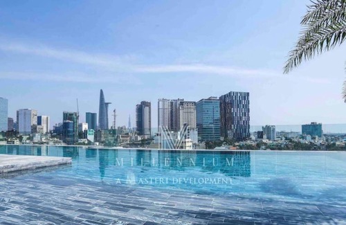 Bach Dang Riverside Apartment | MODERN WARM STUDIO - FREE INFINITY POOL&GYM- Masteri Millennium