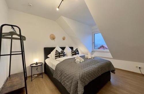 Stephansposching Apartment | Moderne Wohnung mit Küche & Parkplatz Ausblick auf den bayerischen Wald