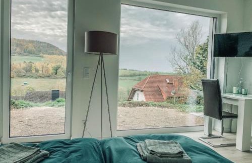 Friedewald Apartment | Modernes Doppelzimmer Friedewald Rhönblick