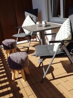 Leukerbad Apartment | Modernes Wohlfühlstudio im Haus Eldorado mit Traumaussicht