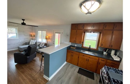 Springdale House | Moonlight on the White- Fayetteville river cabin
