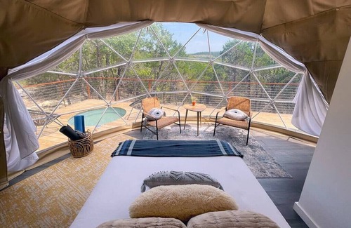 Oatmeal House | Morii : Luxury Glamping in Treetop Dome + Dip Pool