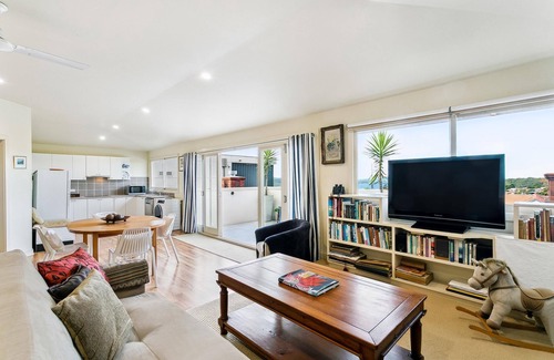 Mosman Apartment | Mosman - MUS14 - Muston Street - Furnished 2BR + Study with Beach Views Balcony Near Balmoral and Mosman Village