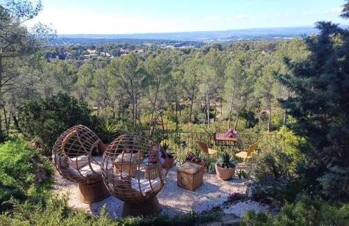Bouc-Bel-Air Bed & Breakfast | Moulin Rouge Provençal Suite Premium avec jacuzzi extérieur