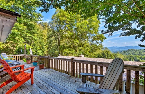Fontana Dam House | Mountain Cottage with Views Near Tail of the Dragon!