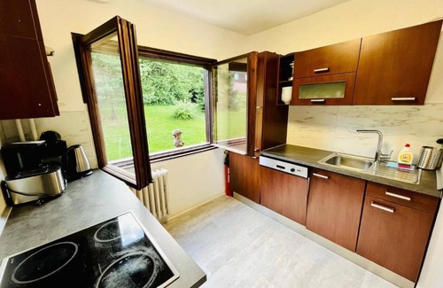 Jachymov Cabin | Mountain hut in the heart of the Erzgebirge for larger groups. Pet friendly!