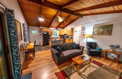 Penrose Cottage | Mountain Shadows - Cottage on Stream - Hot Tub - Grill - Gas Fireplace - Pets OK