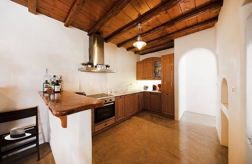 Mykonos Villa | My Rental Homes - Villa Tychi with pool with its own pool bar and big parking space
