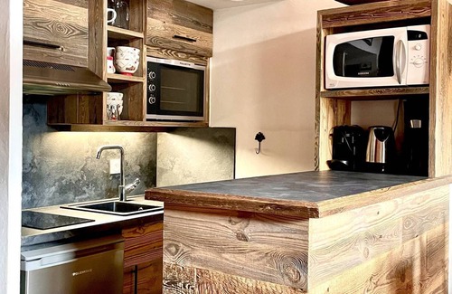 Champagny-en-Vanoise Apartment | N°31 : mezzanine studio 4 pers. SUD Piscine sauna hammam
