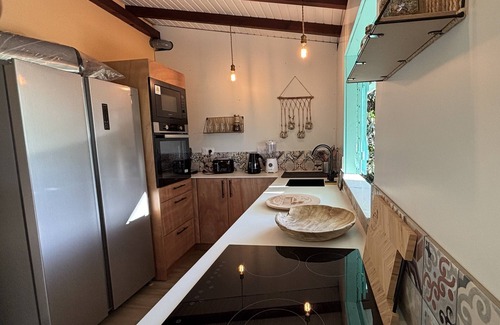 Bouillante Apartment | Near Malendure New apartment with sea view and swimming pool