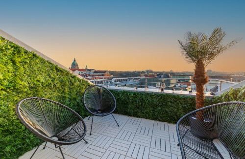 Mitte Apartment | nestup - 130 qm Maisonette-Penthouse - Dachterrasse mit exklusivem Panoramablick