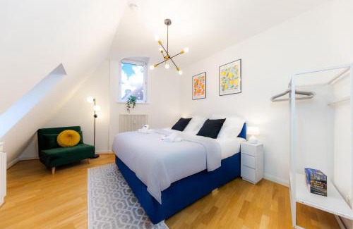 Mitte Apartment | nestup - 130 qm Maisonette-Penthouse - Dachterrasse mit exklusivem Panoramablick