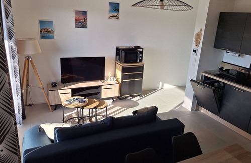 San-Nicolao Apartment | New air-conditioned 61m2 T3 apartment, close to town center and beach