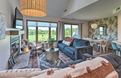 The Galena Territory House | NEW! Boutique Galena gem with golf course views!