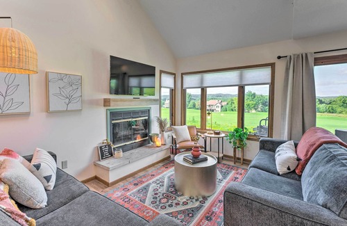 The Galena Territory House | NEW! Boutique Galena gem with golf course views!