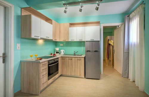 Mirthios Apartment | New built apartment 15 min walk from beach private terrace PANORAMIC seaview