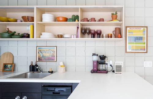 Twin Palms Condo | New to VRBO! MidCentury Modern Bungalow @ Ocotillo Lodge
