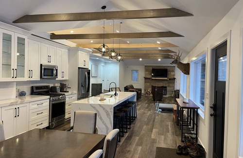 Bass Lake House | Newly renovated spacious private farmhouse 5 min from lake.