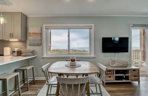 Wilmington Beach Condo | Newly Renovated Ocean Front Condo with Wrap Around Deck and Private Beach Access