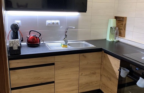 Zupanovice Apartment | Nice apartment for 5 guests with pool, WIFI, TV, patio, pets allowed and parking