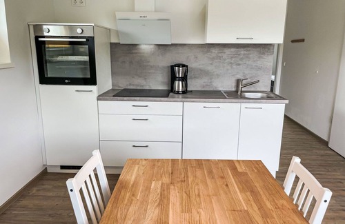 Hechthausen Apartment | Nice apartment for 4 people with pool, WIFI, TV, balcony and pets allowed