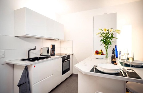 Leipziger Vorstadt Apartment | NK Apartments - Hafencity Dresden mit Elbblick - Modern & Zentral