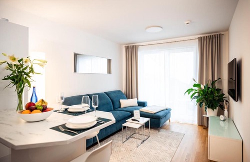 Leipziger Vorstadt Apartment | NK Apartments - Hafencity Dresden mit Elbblick - Modern & Zentral
