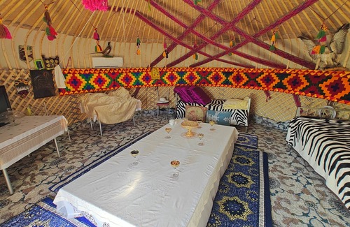 Uzbekistan Cabin | Nomad Island Bukhara