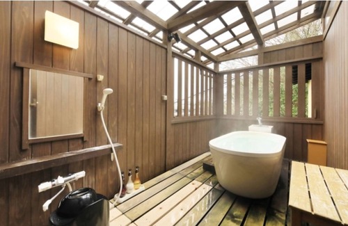 Kaminoyama Hotel | Nonsmoking 8 tatami mats Openair bath include/Kaminoyama Yamagata