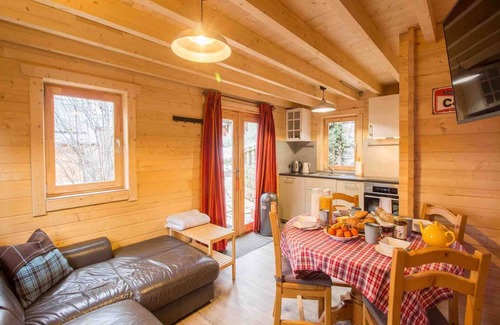 Peisey-Nancroix Cabin | Nordic Lodge TinyHaus sleeps 4-5 with outdoor Jacuzzi , Les Arcs Paradiski