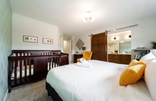 West Edmonton House | Nordic Oasis near West Edmonton Mall with Hot Tub & King Ensuite