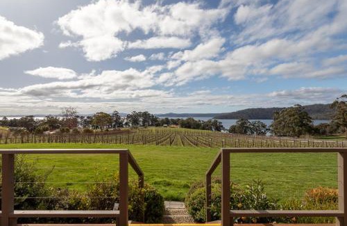 Koonya House | Norfolk Bay Retreat - views over the sea and vines