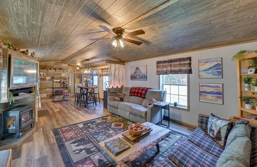 Northville House | Northville Cabin with Fire Pit, 4 Mi to Boat Ramp!
