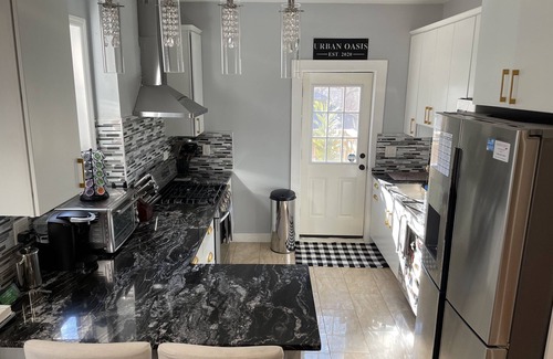 The Heights Apartment | NYC-Bound 3 BR Apt, Parking + Outdoor Urban Oasis