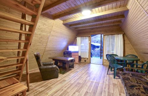Sierakow House | Ośrodek Wypoczynkowy Puszczyk Wolnostojące Domki Sosnowe z zadaszonym tarasem